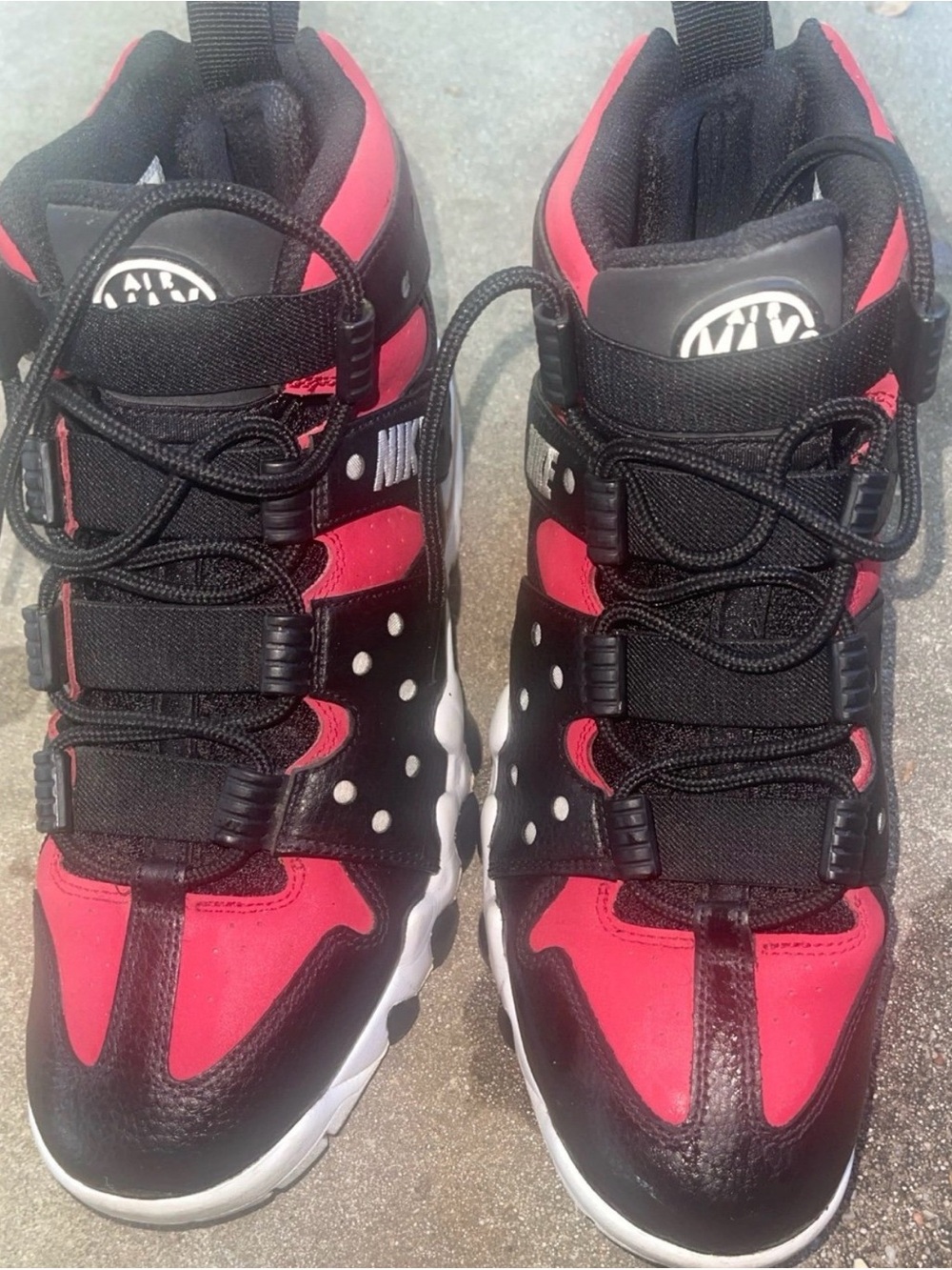 Charles Barkley Black & Red High-Top Sneakers
